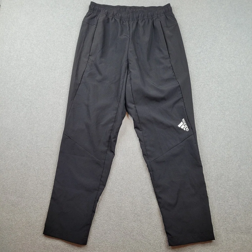 Adidas Track Pants Mens‎ Medium Black HN8529 Aeroready Athletic Training Joggers